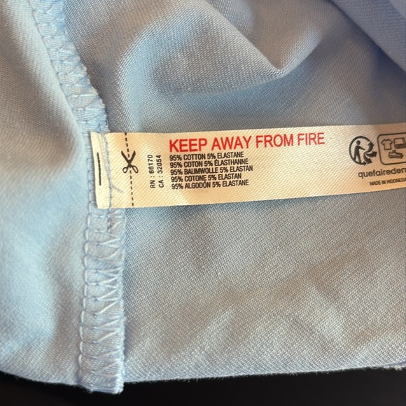 NWOT Free People FP Movement Hot Shot Skortsie Mini Dress Women’s Medium Blue - Picture 9 of 10